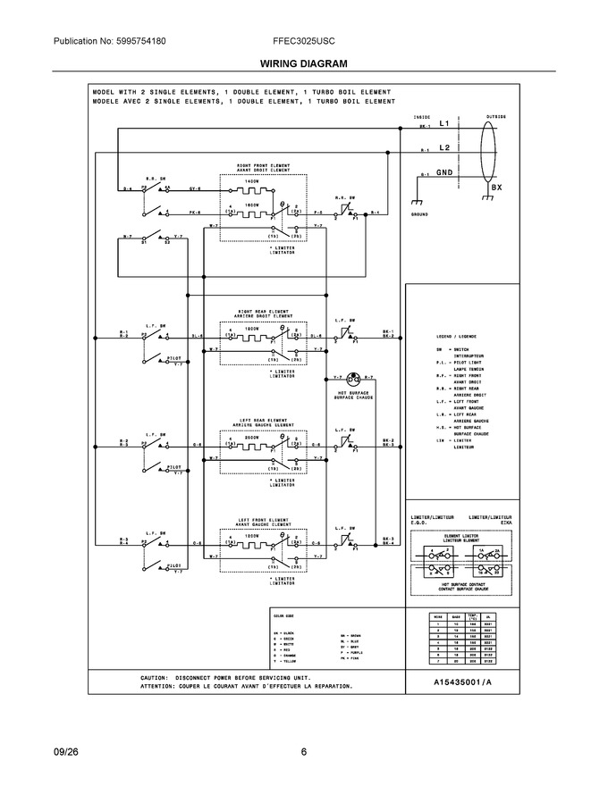 Diagram for FFEC3025USC