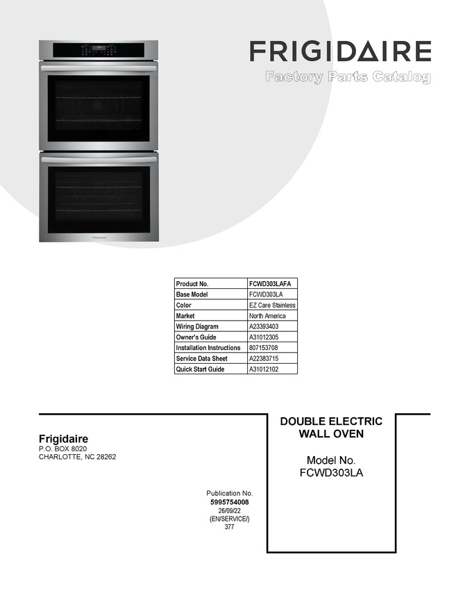 Diagram for FCWD303LAFA