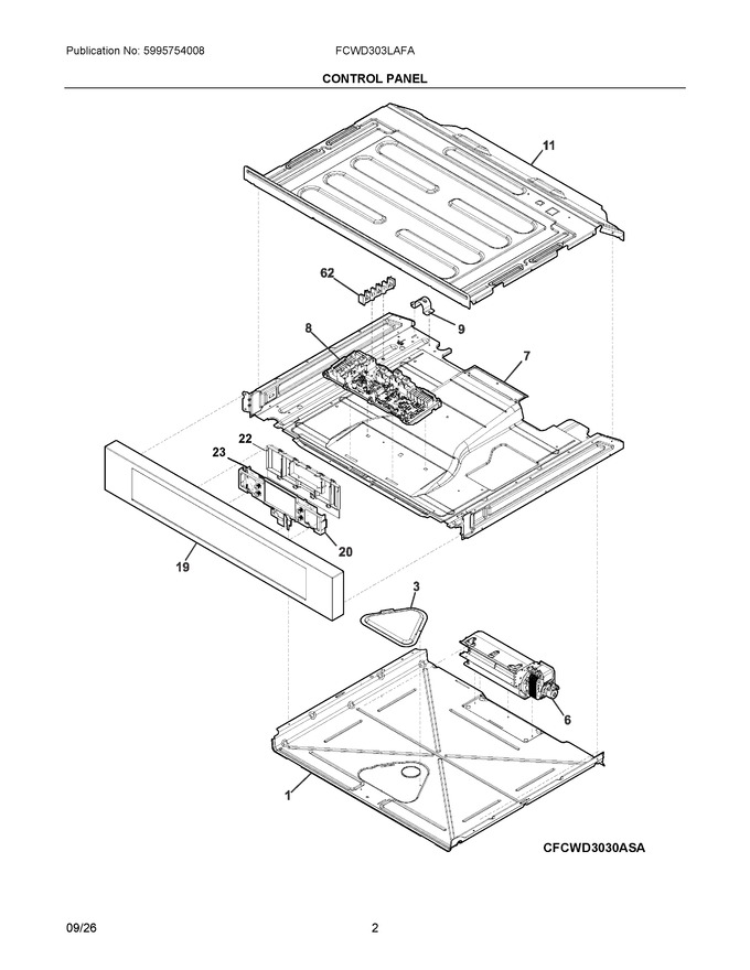 Diagram for FCWD303LAFA