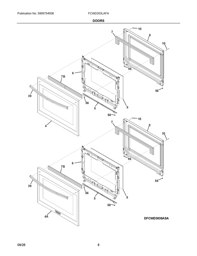 Diagram for FCWD303LAFA