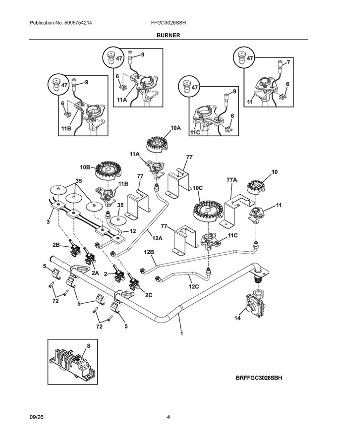 Diagram for FFGC3026SSH