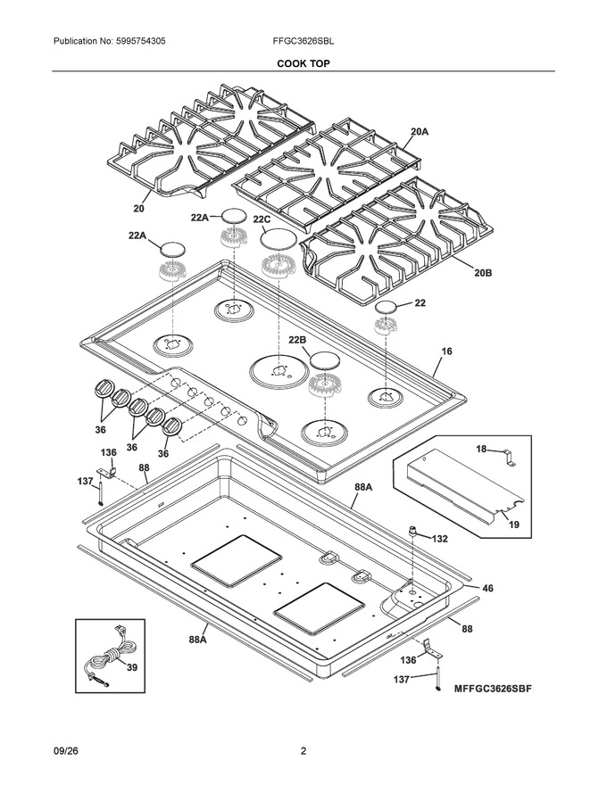 Diagram for FFGC3626SBL