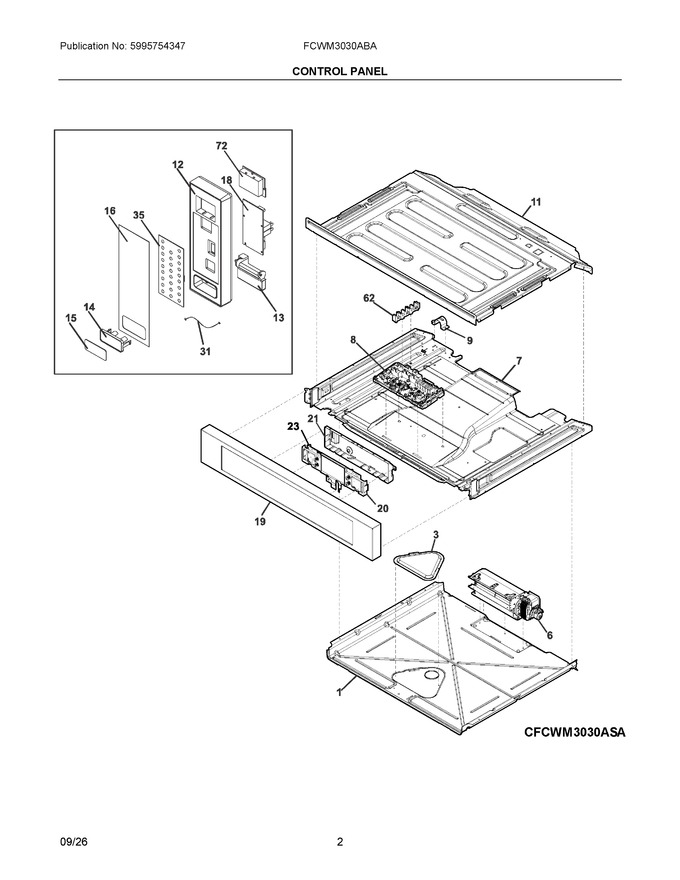 Diagram for FCWM3030ABA