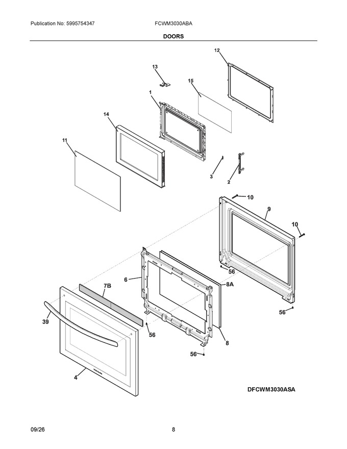Diagram for FCWM3030ABA