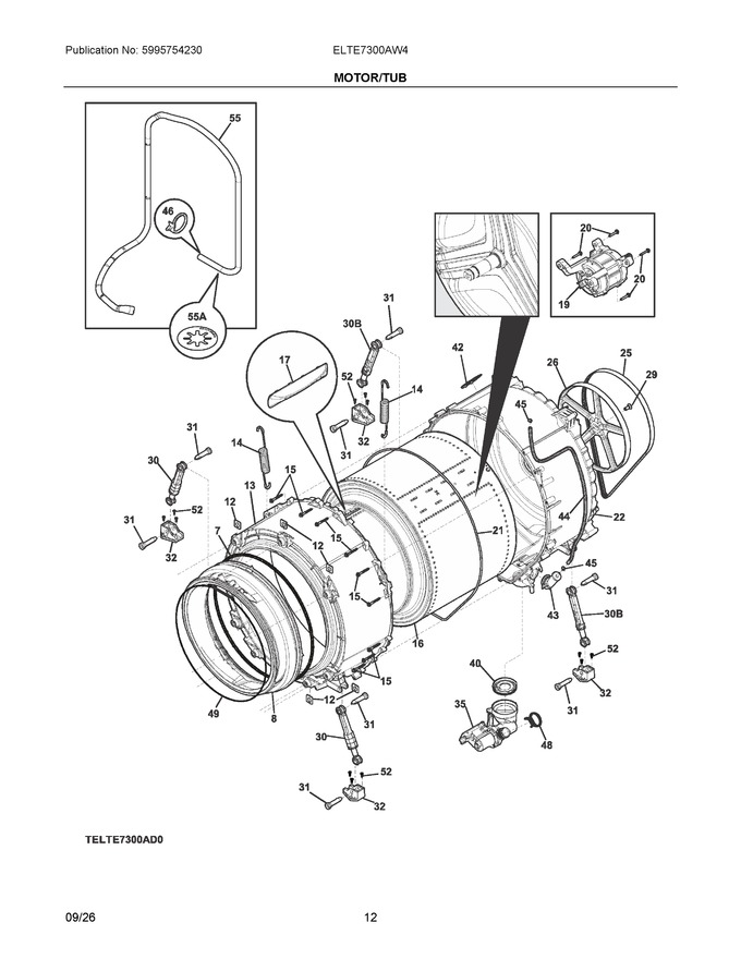 Diagram for ELTE7300AW4