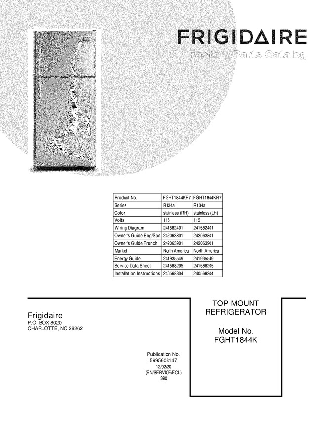 Diagram for FGHT1844KF7