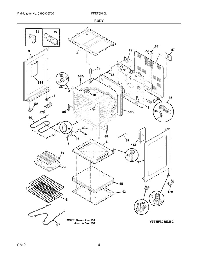 Diagram for FFEF3015LWD