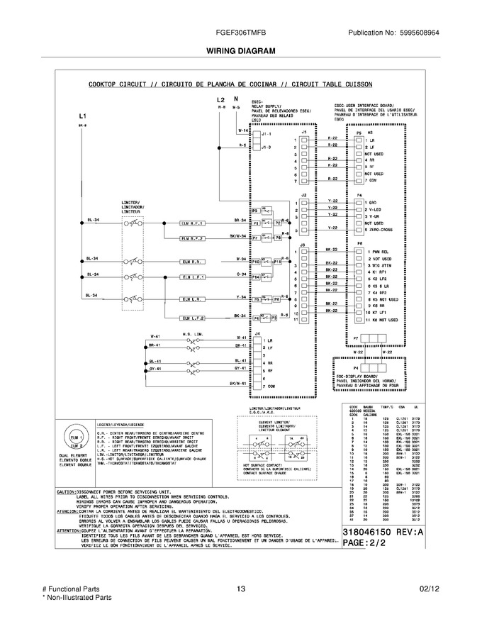 Diagram for FGEF306TMFB