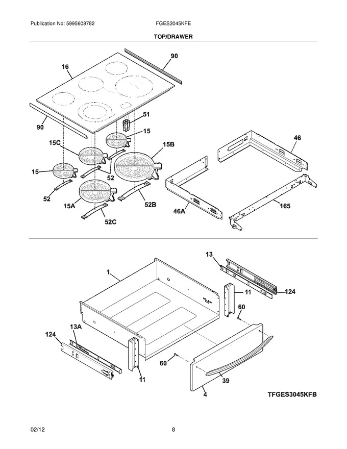 Diagram for FGES3045KFE