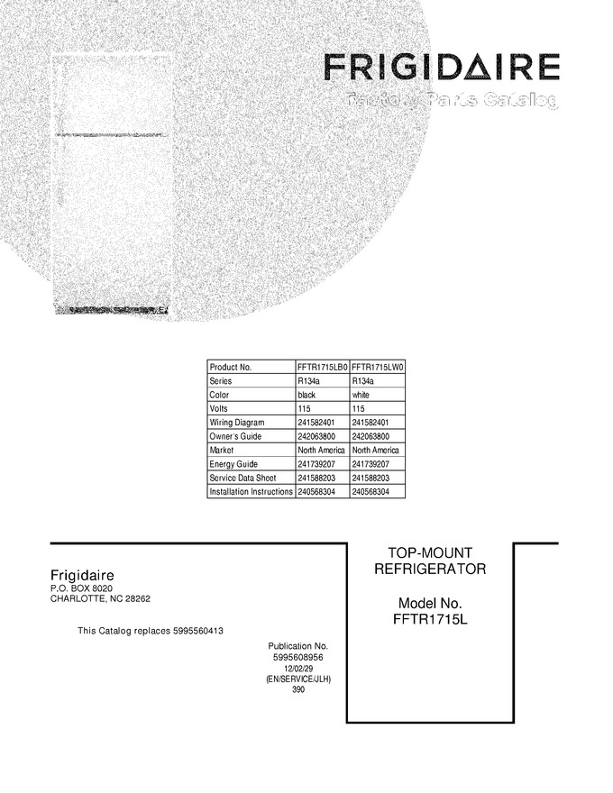 Diagram for FFTR1715LW0