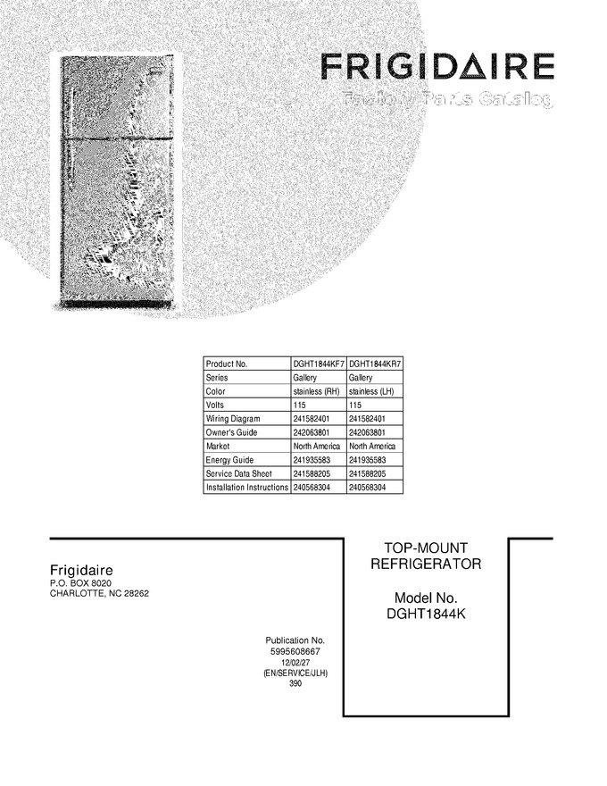 Diagram for DGHT1844KF7
