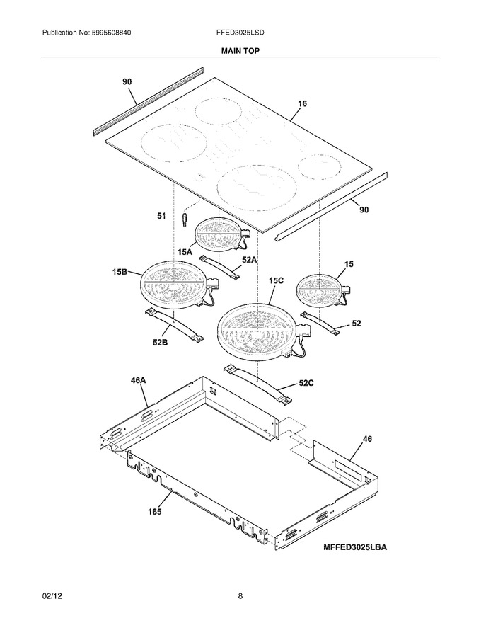 Diagram for FFED3025LSD