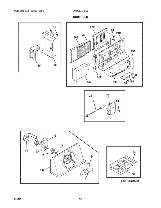 Diagram for EW26SS70IS6