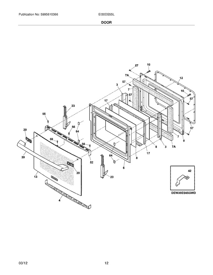 Diagram for EI30DS55LBA