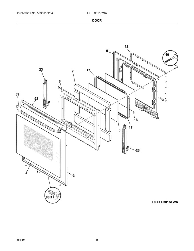 Diagram for FFEF3015ZWA