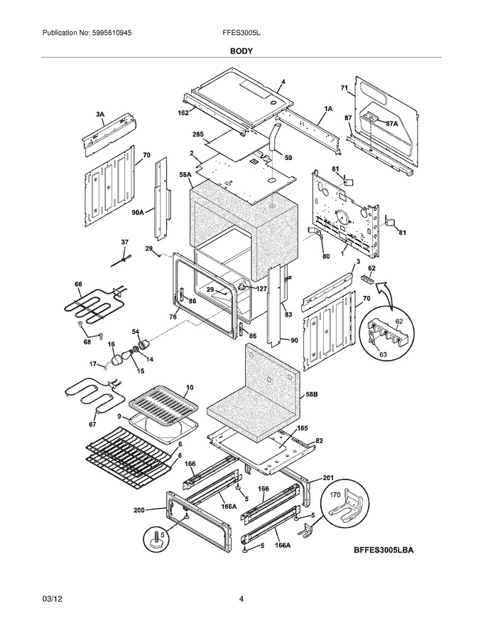 Diagram for FFES3005LWE