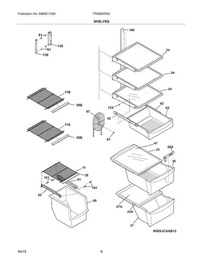 Diagram for FRS26KR4DWC