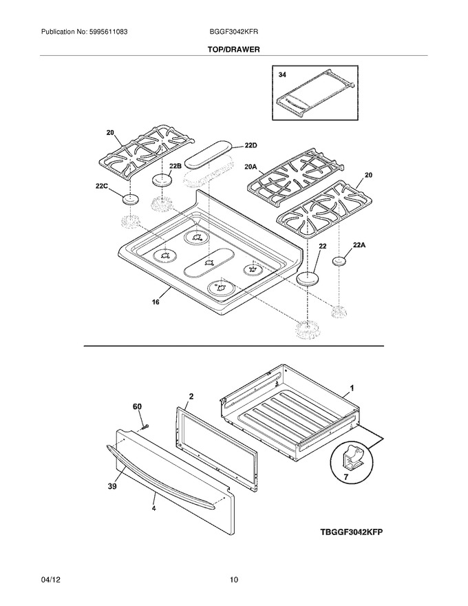 Diagram for BGGF3042KFR