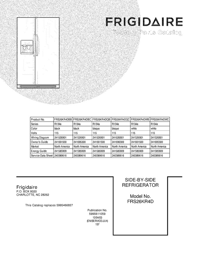 Diagram for FRS26KR4DWC