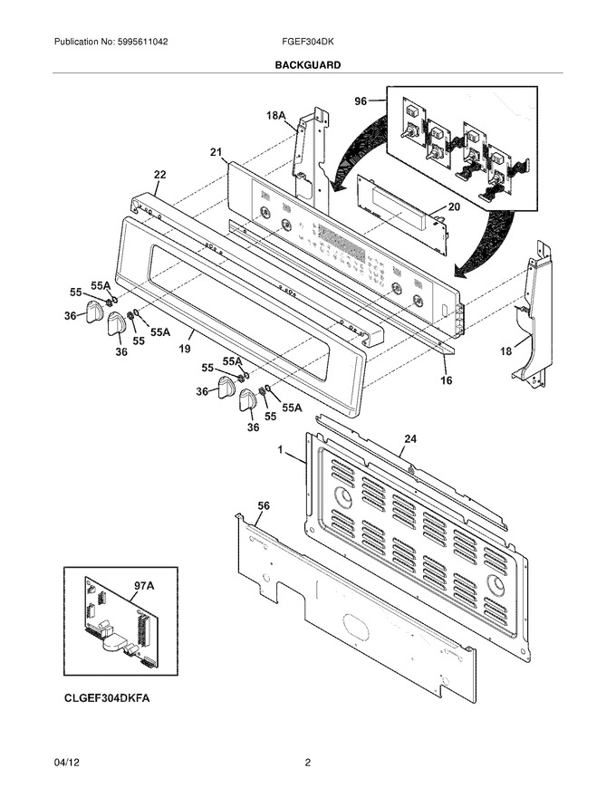 Diagram for FGEF304DKWD