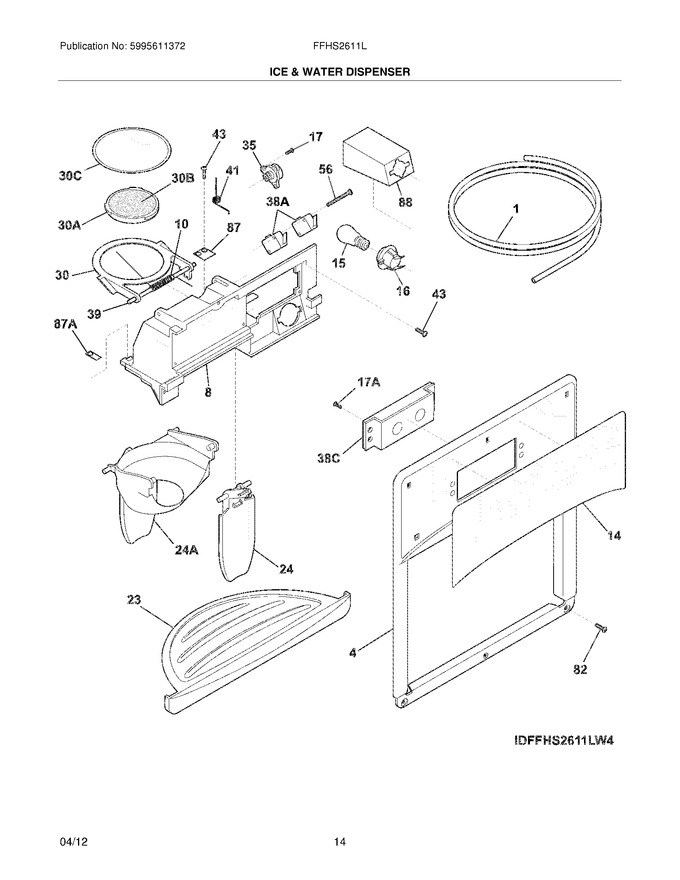 Diagram for FFHS2611LW4