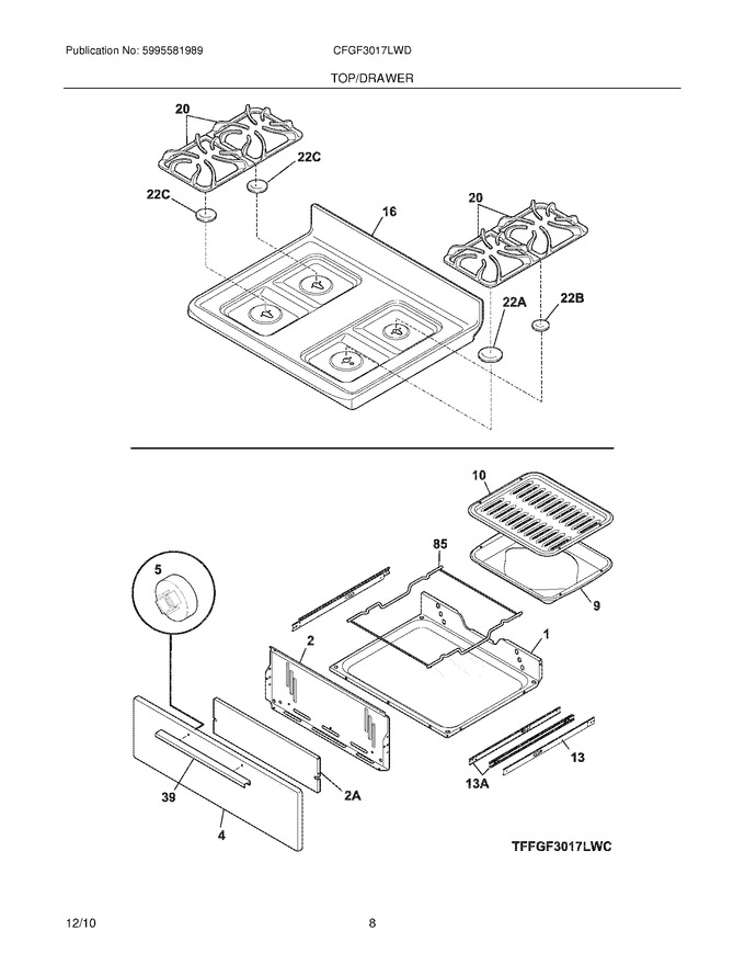 Diagram for CFGF3017LWD