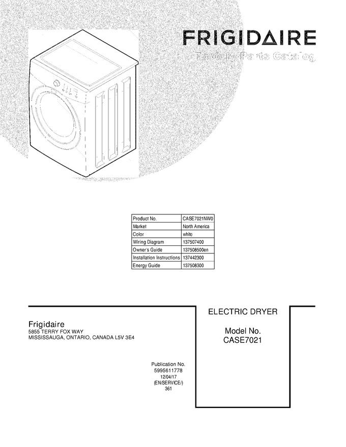 Diagram for CASE7021NW0