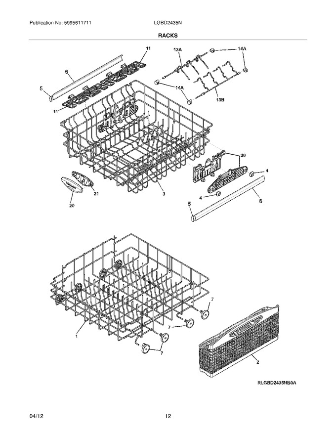 Diagram for LGBD2435NW0A