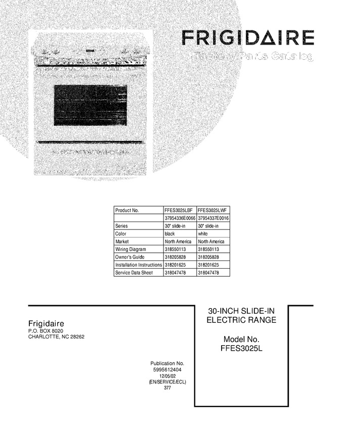 Diagram for FFES3025LWF