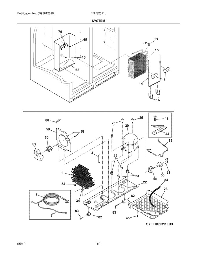 Diagram for FFHS2311LW6