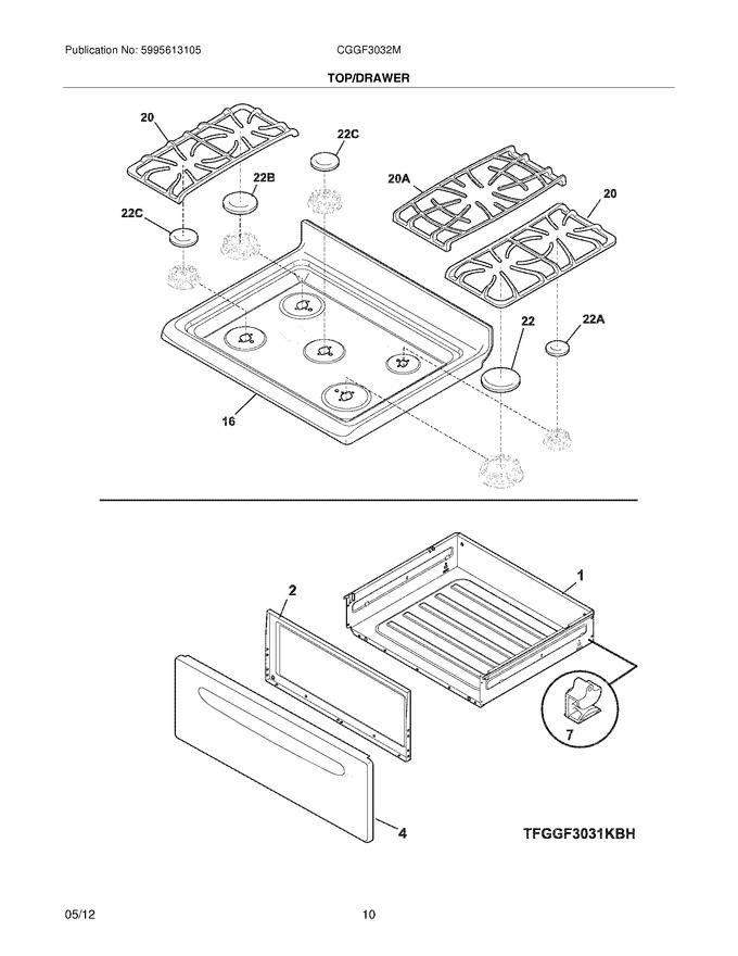 Diagram for CGGF3032MWB