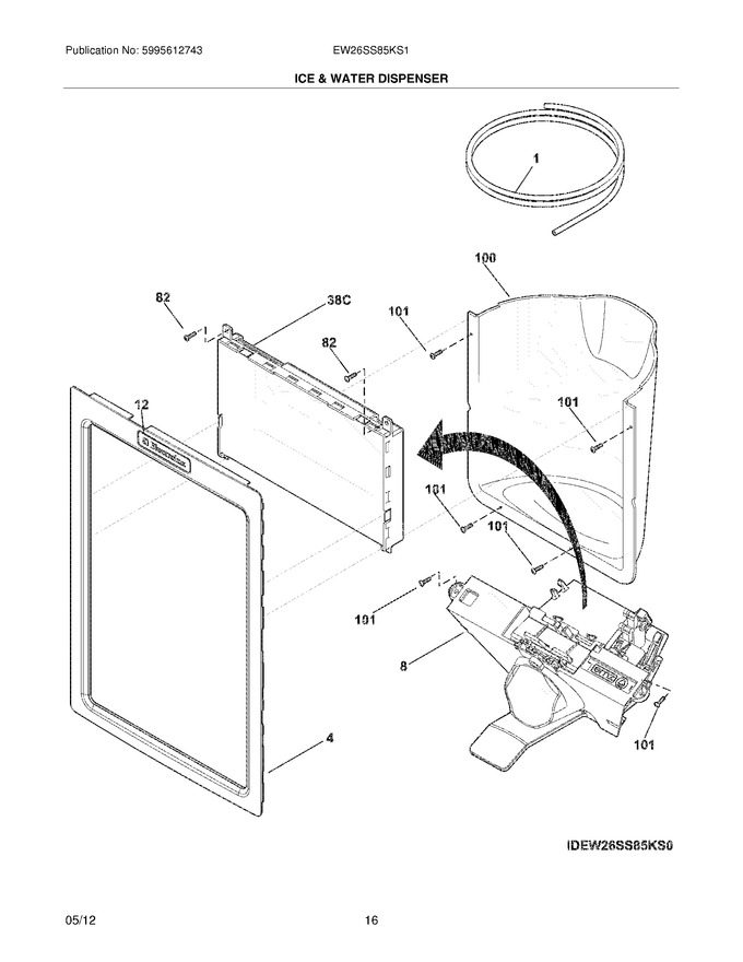Diagram for EW26SS85KS1