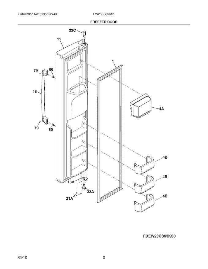 Diagram for EW26SS85KS1