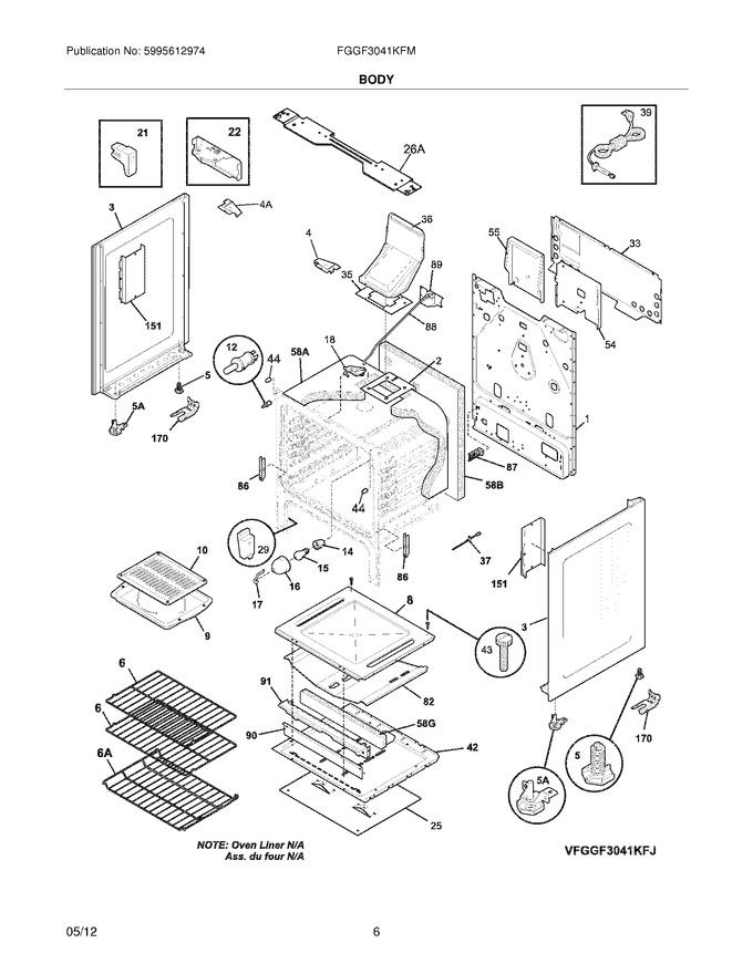 Diagram for FGGF3041KFM