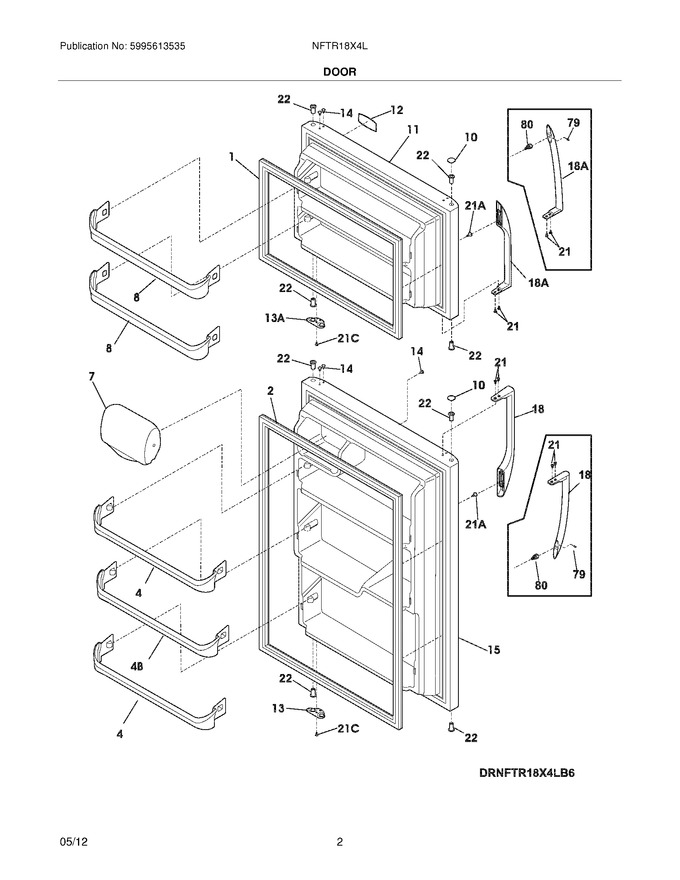 Diagram for NFTR18X4LW8