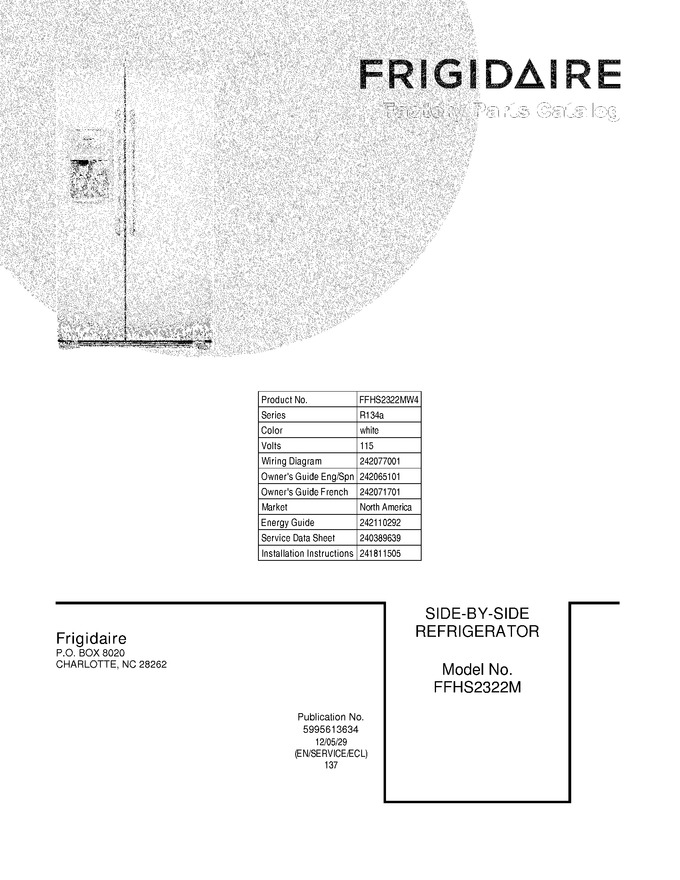 Diagram for FFHS2322MW4