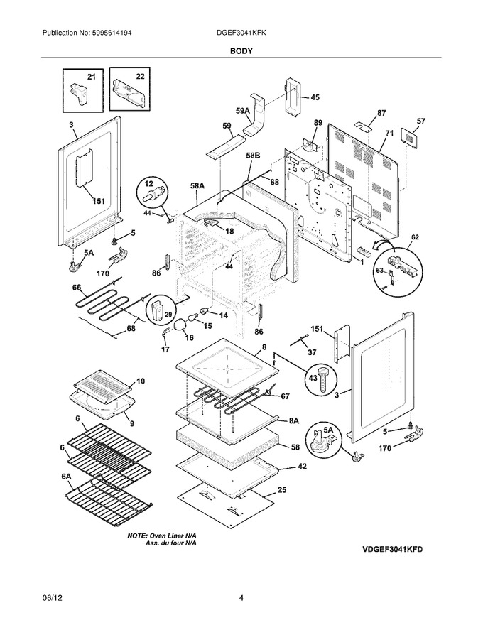 Diagram for DGEF3041KFK