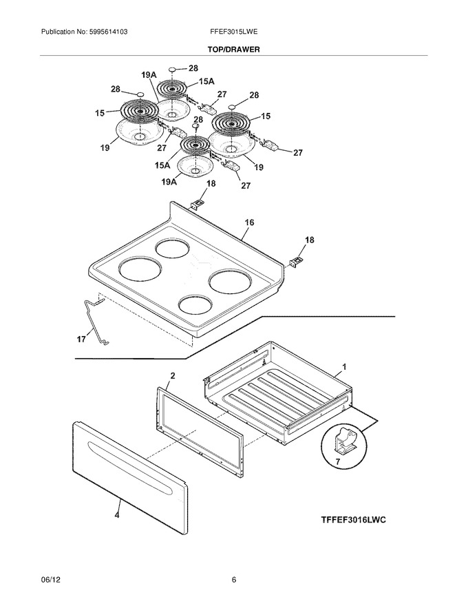 Diagram for FFEF3015LWE