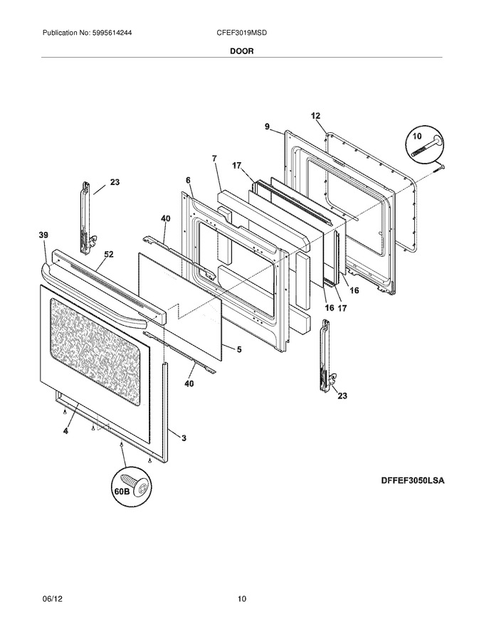 Diagram for CFEF3019MSD