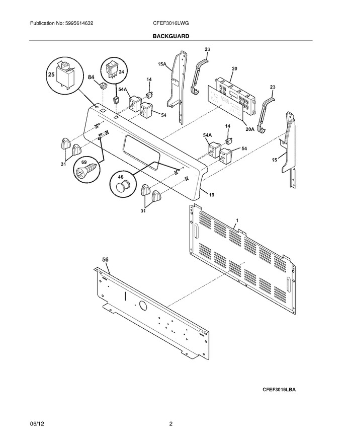 Diagram for CFEF3016LWG