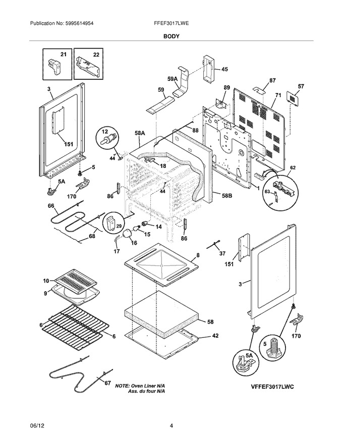 Diagram for FFEF3017LWE