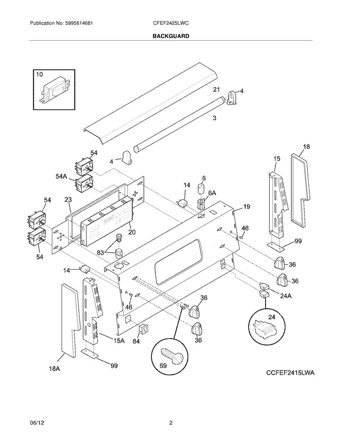 Diagram for CFEF2425LWC