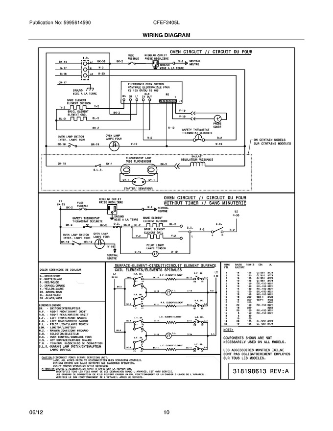Diagram for CFEF2405LWC