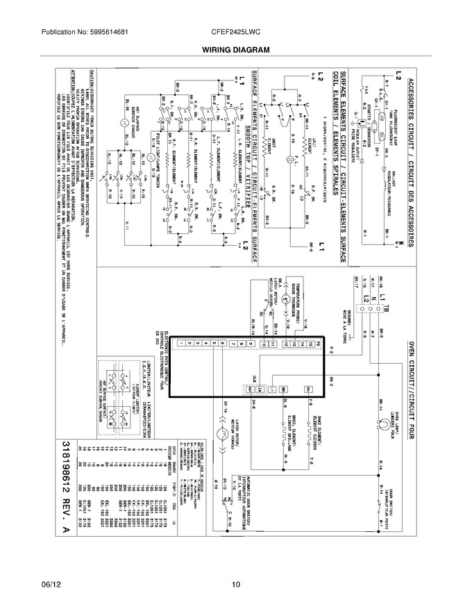 Diagram for CFEF2425LWC