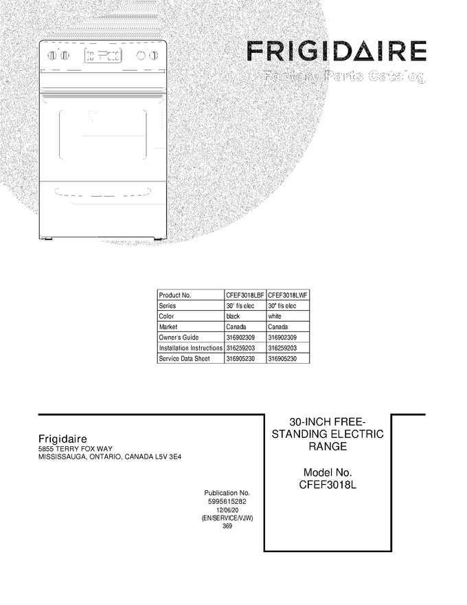 Diagram for CFEF3018LBF