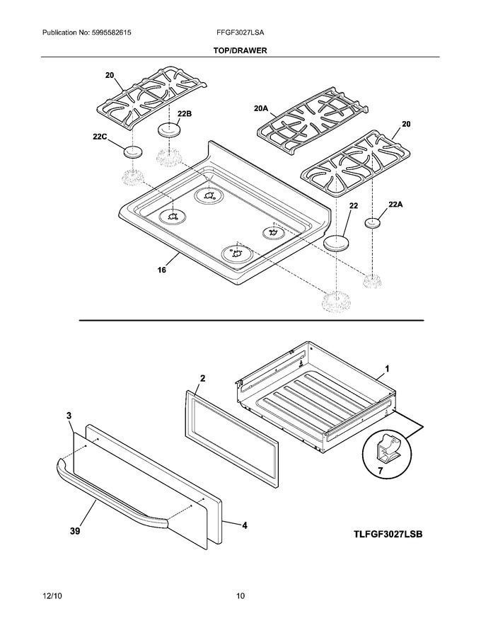 Diagram for FFGF3027LSA