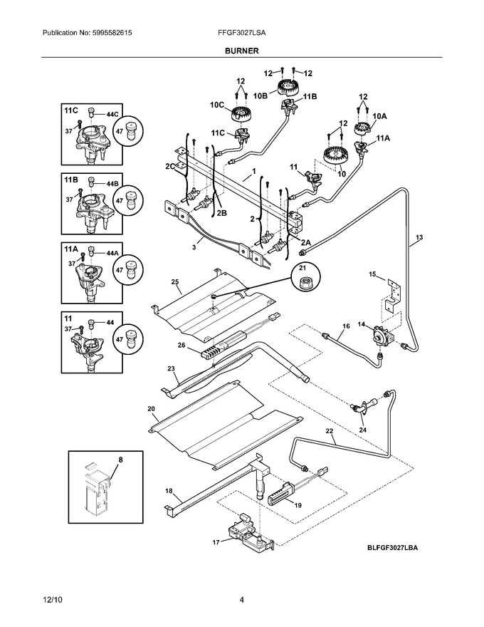 Diagram for FFGF3027LSA