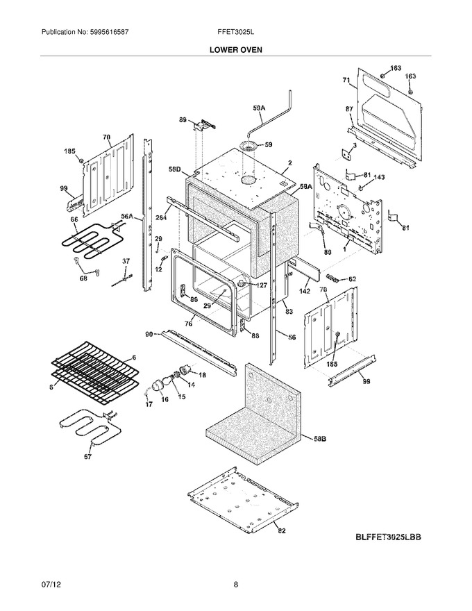 Diagram for FFET3025LWB