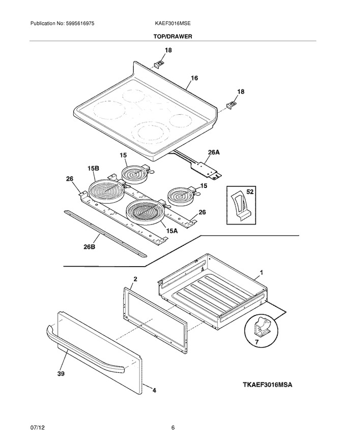 Diagram for KAEF3016MSE