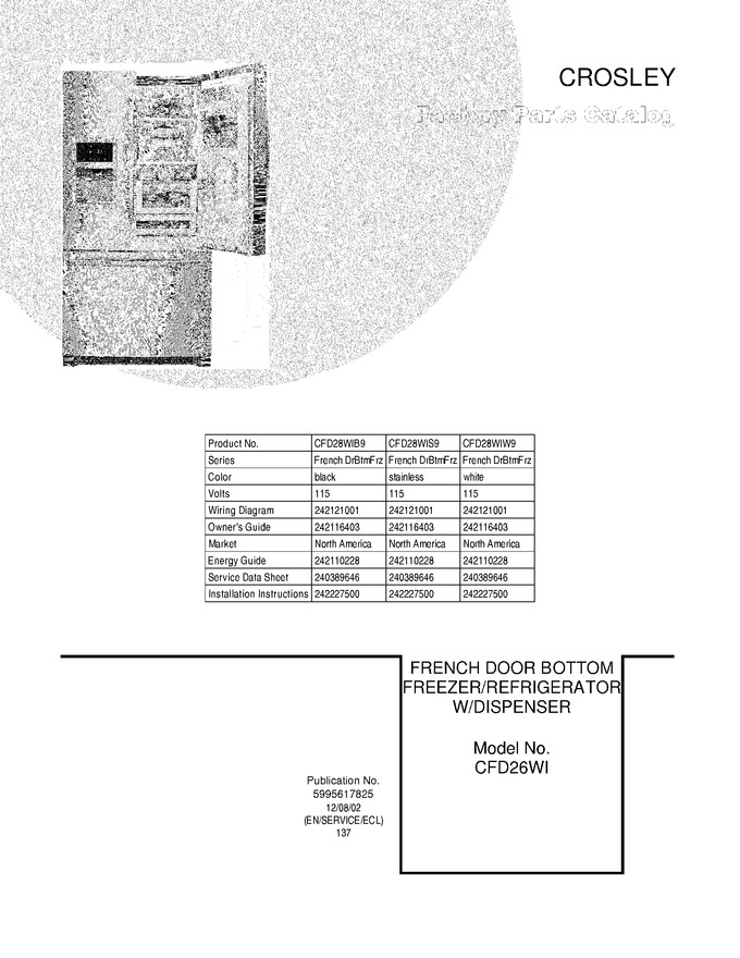 Diagram for CFD28WIW9